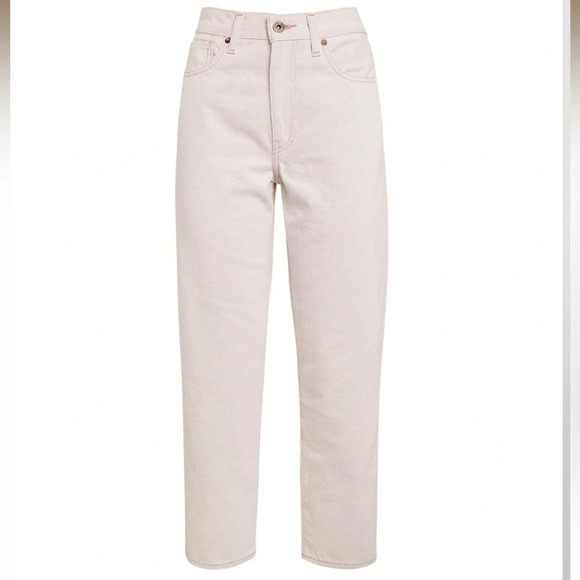 LEVI'S High-Rise Column Pink Denim Jeans Size 27 - Picture 1 of 15